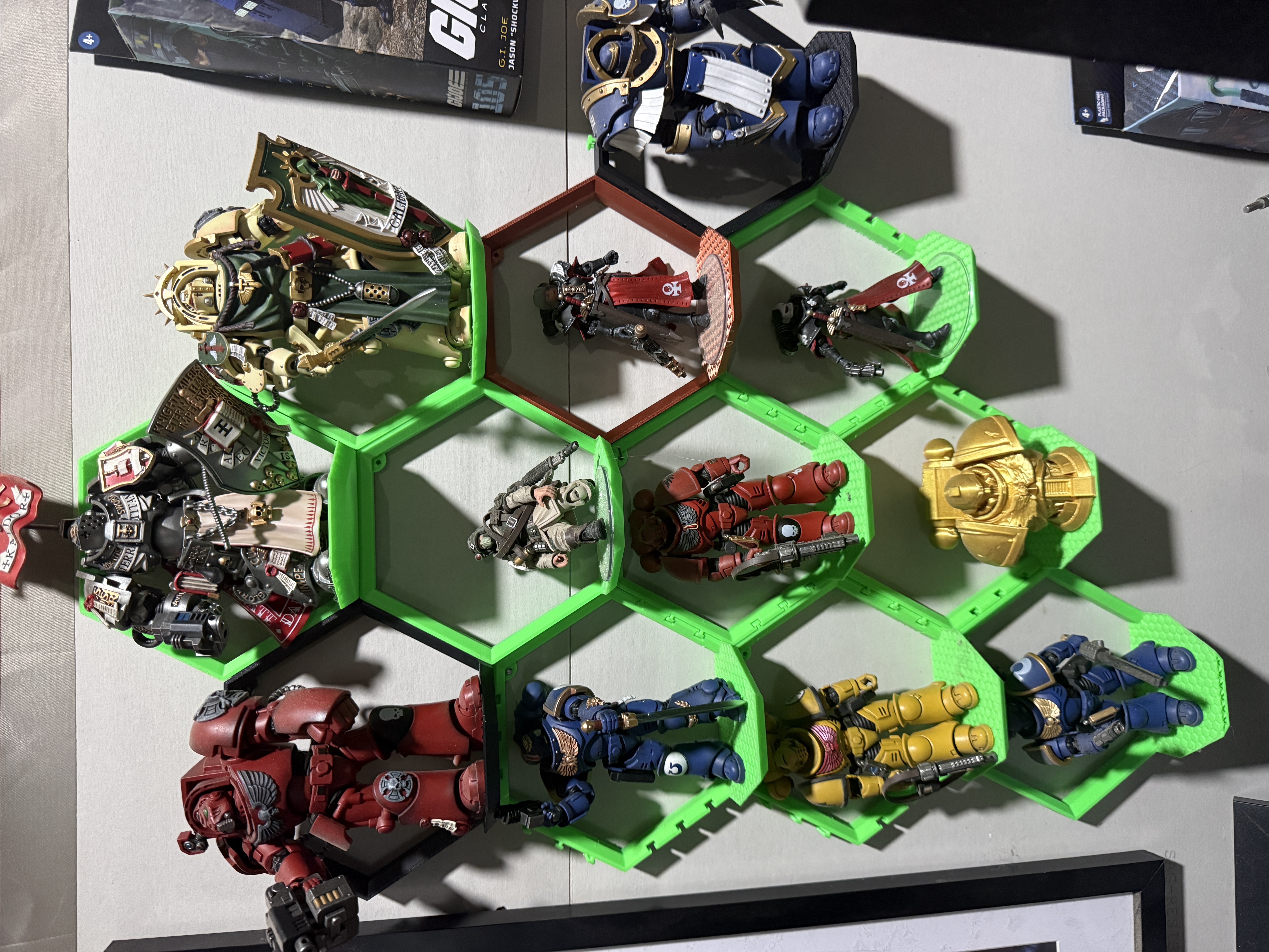 Infinitely-Expandable Pop/Action Figure Wall Display