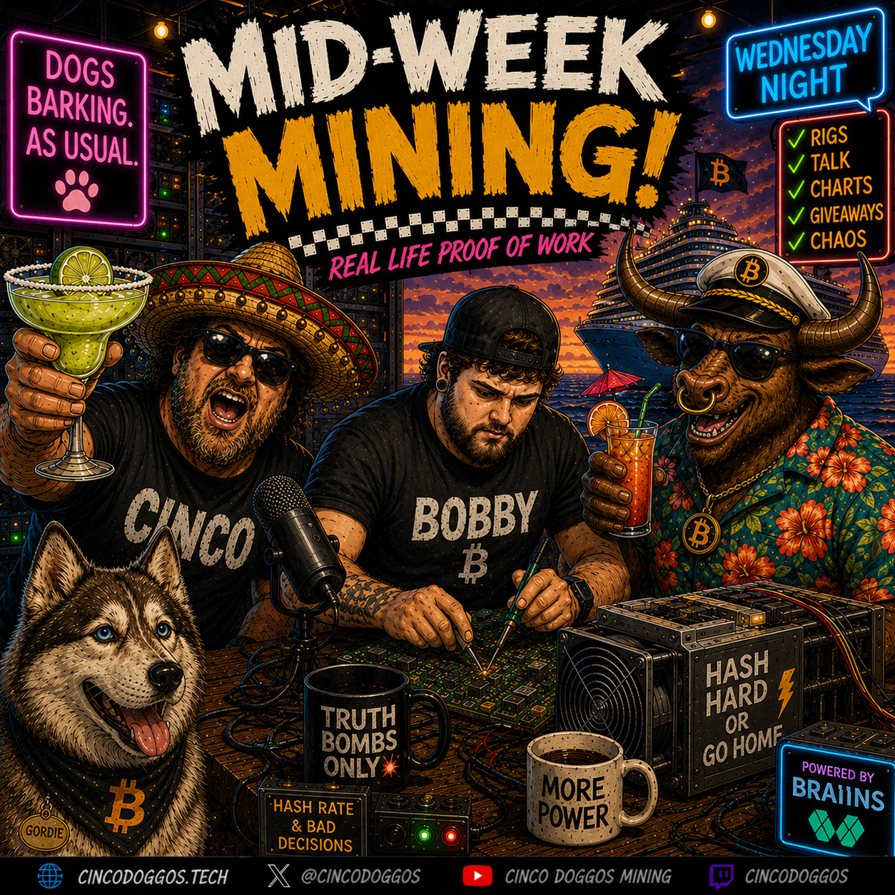 Mid-Week Mining Real Life Proof of Work promo art