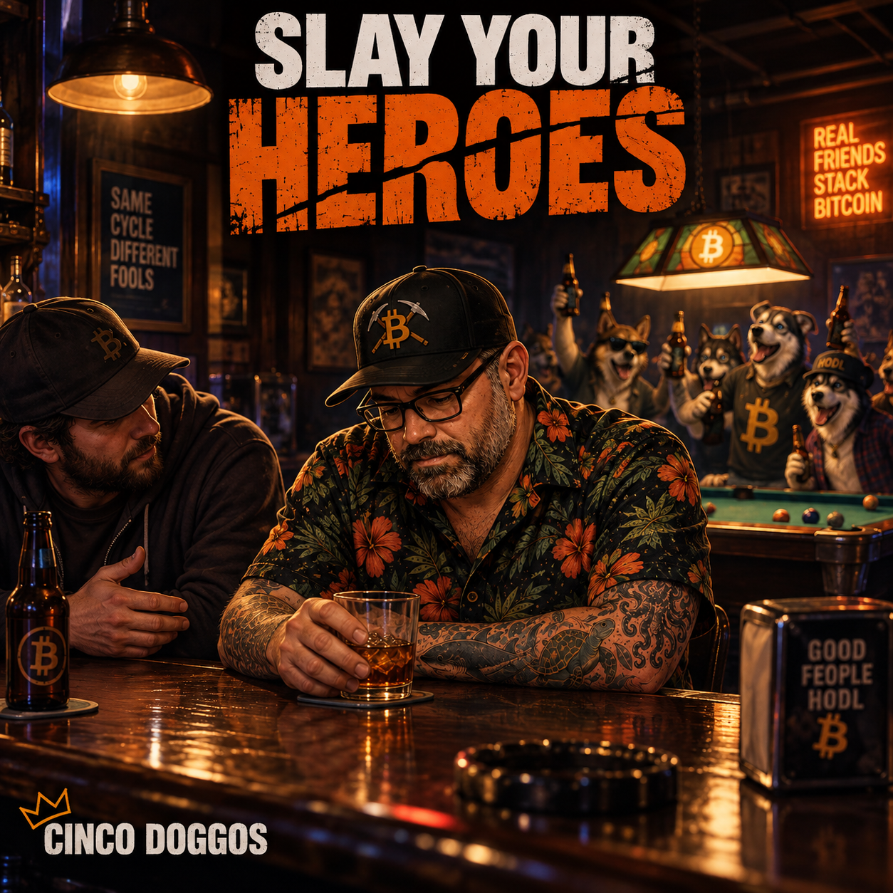 Slay Your Heroes — Cinco Doggos single cover